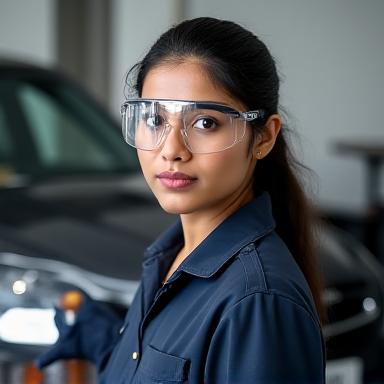 Senior detailing technician specializing in luxury vehicles